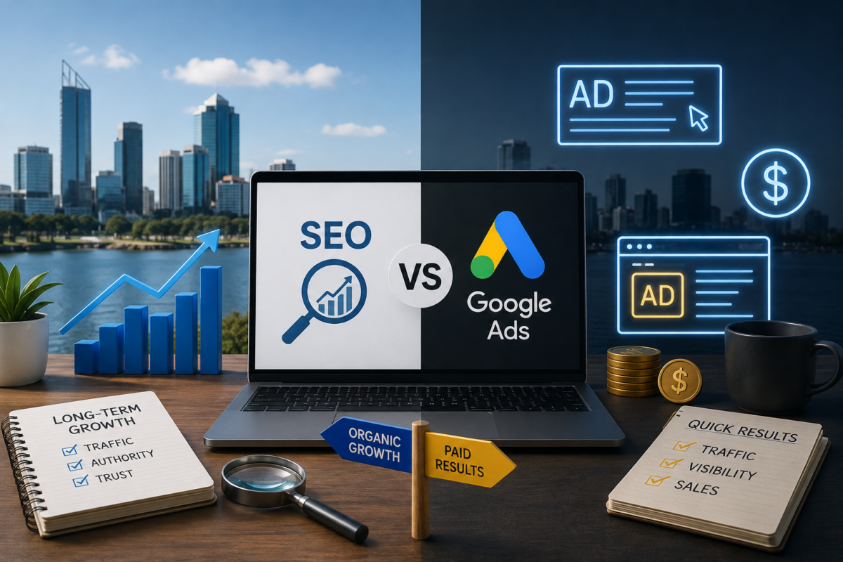 Using SEO and Google Ads together for smarter Perth business marketing
